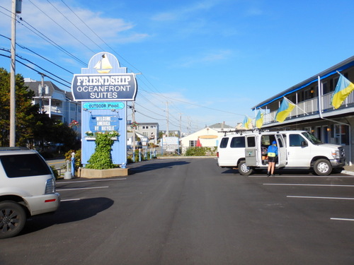 The Friendship Inn, our destination and lodging for the night.