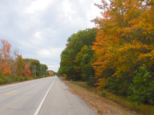 Southbound in Maine.