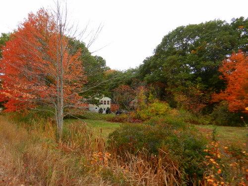 Southbound on a tandem in Maine.