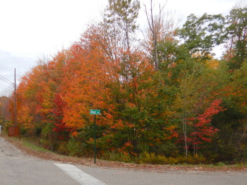 Southbound on a tandem in Maine.