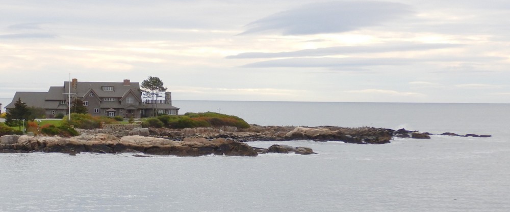 President Bush’s summer home in Kennebunkport, Maine.