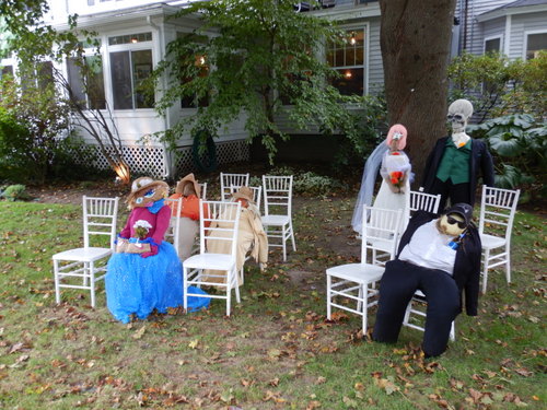 Halloween decorations.