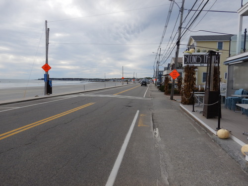 Long Beach Road of the York Beach Area, looking South.