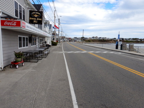 Long Beach Road of the York Beach Area, looking North.