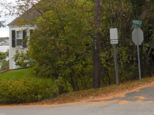  Fourteen (14) Miles later, left onto Wipple Rd (in Kittery, Maine).