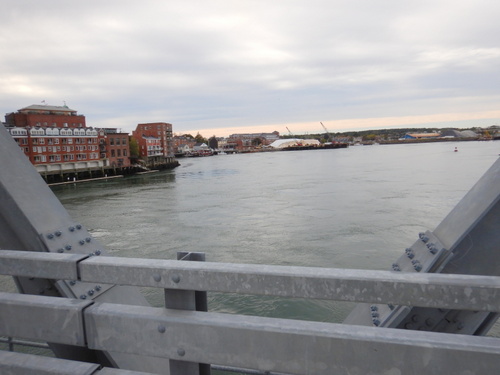 Crossing the Piscataqua River on US Hwy-1.