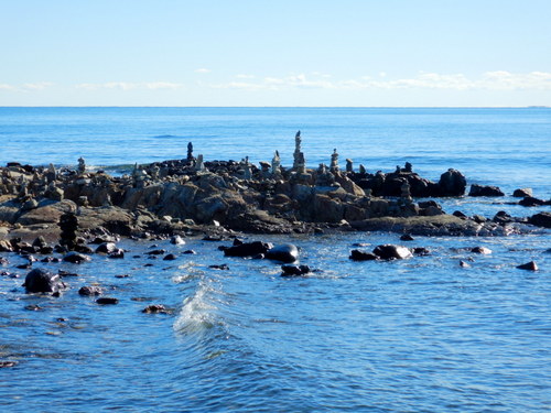 Stacked Stones - The idea evolved from Asian Zen Gardens.