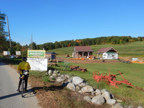 Kimball Farm, Maize and Pumpkins.