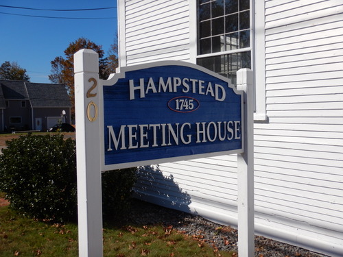 Hampstead Meeting House, since 1745.