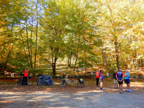 Bike Parking and Group Meetup.