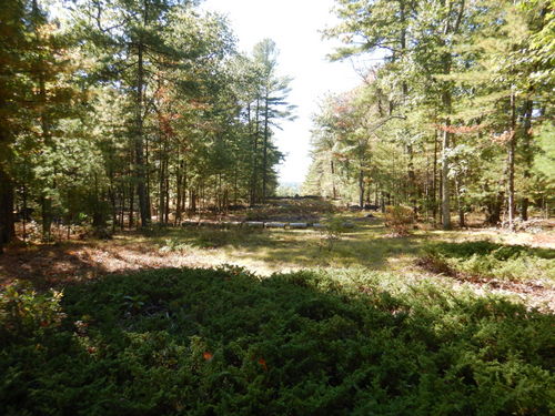 Sighting Line with a precision rock Marker.