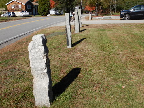 Stone Fence Posts from a past era (like a three hundred years ago).