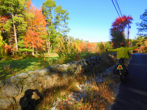 Terry and Dennis in New Hampshire's Fall Foliage.