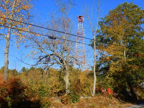 We were at high ground and this watch tower looked over miles of Maine Forest land.