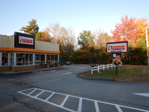 Breakfast at Dunkin' Donuts