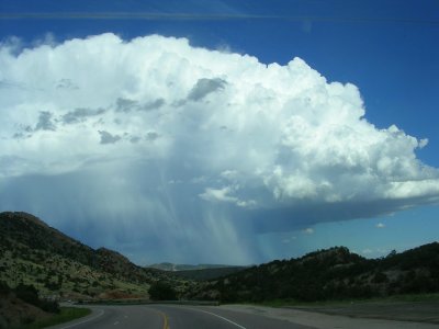 Storm over the town of Penrose.