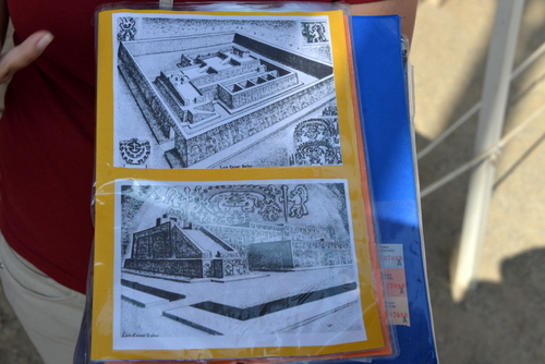Artist renditions of the original overall layout.