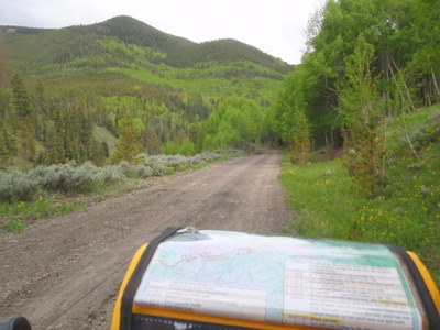 View from the cockpit.