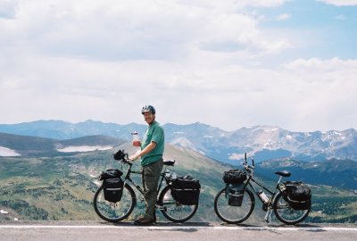 Dennis at 12,000 Feet with some cool bikes! Dennis at 12,000 Feet with some cool bikes!