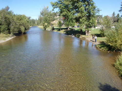 The Tobacco River; Eureka, Montana.