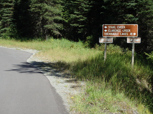 Right Turn coming up and this will be the last of the paved road.