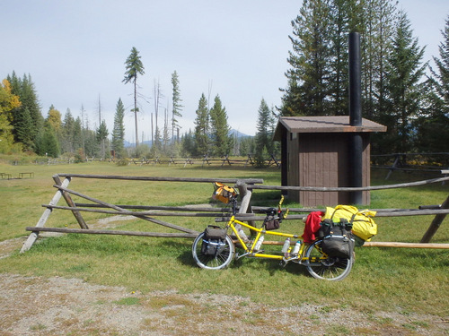 Wheelchair accessible Outhouse.