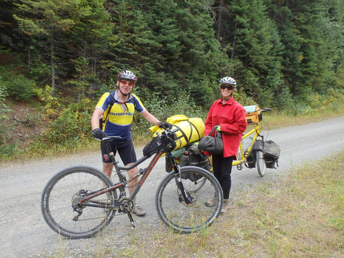 Robert from Plymouth (perhaps Portsmouth), England, meets us on the GDMBR.