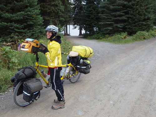We struck camp (pun intended) and we're on the Great Divide Mountain Bike Route (GDMBR) heading for Whitefish, MT.