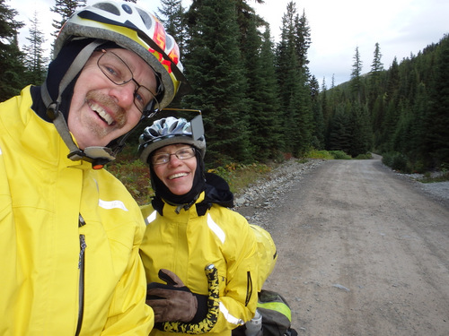 We struck camp (pun intended) and we're on the Great Divide Mountain Bike Route (GDMBR) heading for Whitefish, MT.