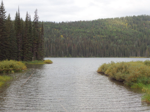 Upper Whitefish Lake upstream.