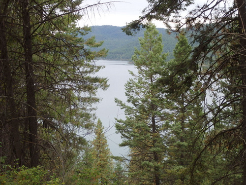 Our last view of Whitefish Lake.