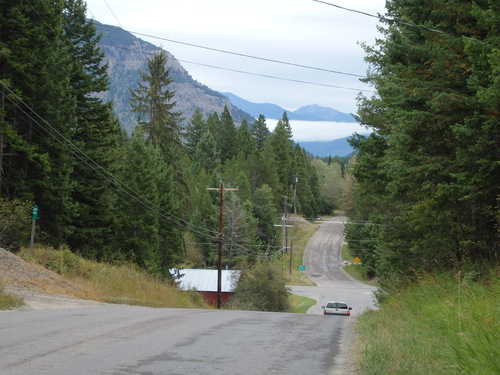 We are about a mile north of Columbia Falls, MT.