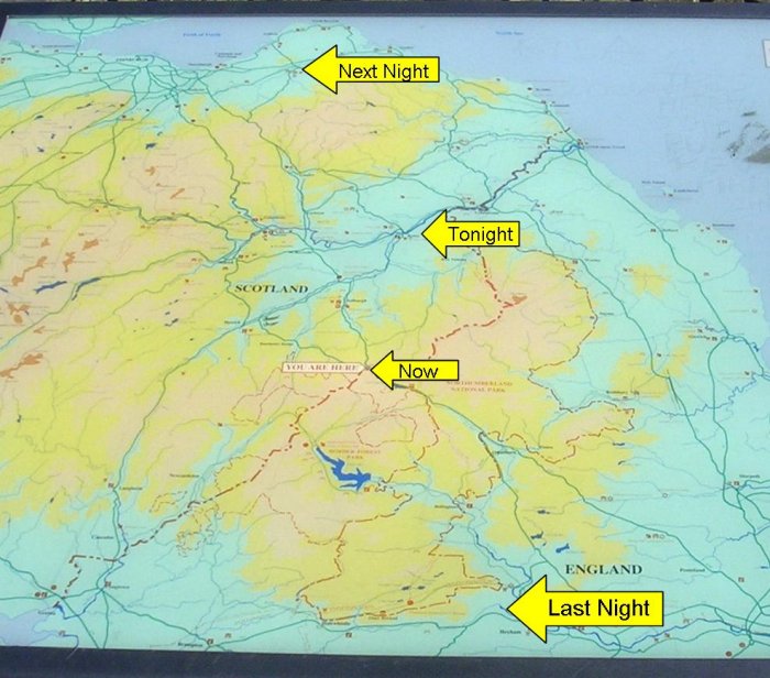 Bicycle Tour Route