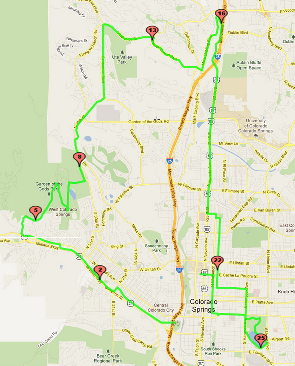 Course map.