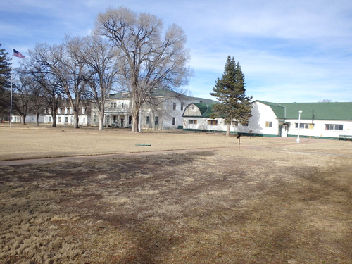 Quarters for the Command Offices, Troop Headquarters, and Services.