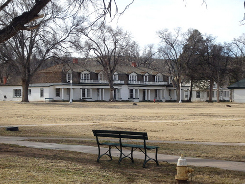 Quarters for the Command Offices, Troop Headquarters, and Services.