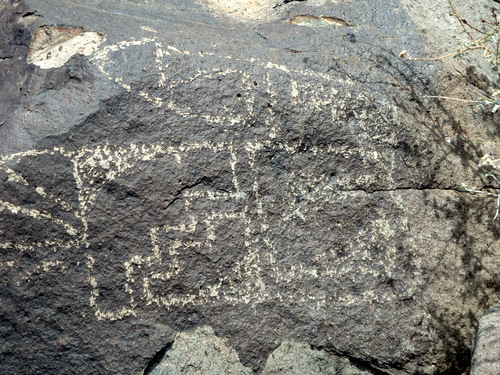 Three Rivers Petroglyphs Site.