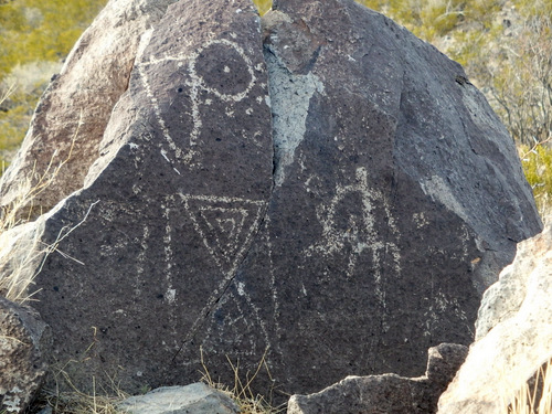 Three Rivers Petroglyphs Site.