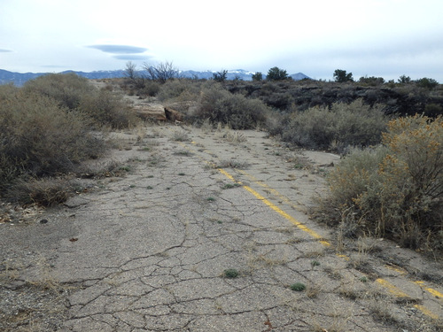  We discovered a portion of the old highway.