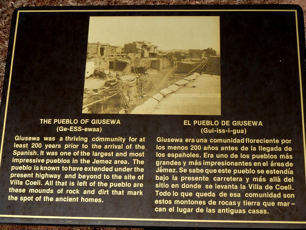 The Old Giusewa Pueblo Site.