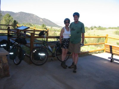 Dennis & Terry at the Visitor Center.