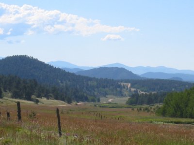 Road Ahead, Southeast from Wilkerson Pass, Colorado.