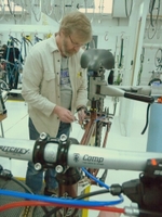 Moi (Dennis Struck) installing a Rear Derailer at BBI