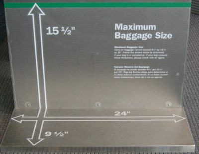 Baggage Size Check