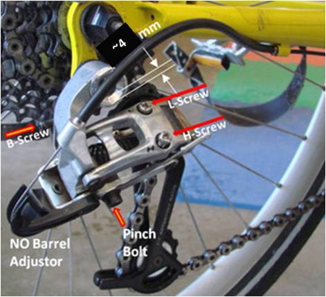 Typical B Screw (B Screw) Location.