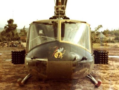 UH-1B Gun Ship (Utility slicks are more common.)