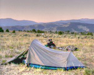 Public/Open Camping in Routt National Forest, above Radium, Colorado