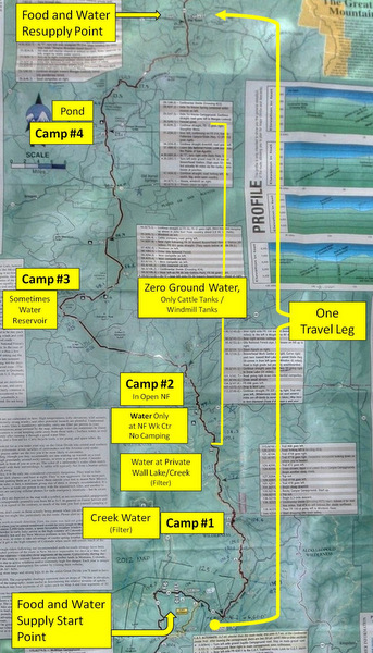 Travel Leg Map Example.